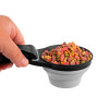 Collapsible Silicone Pet Food Scoop and Clips Unbranded 2